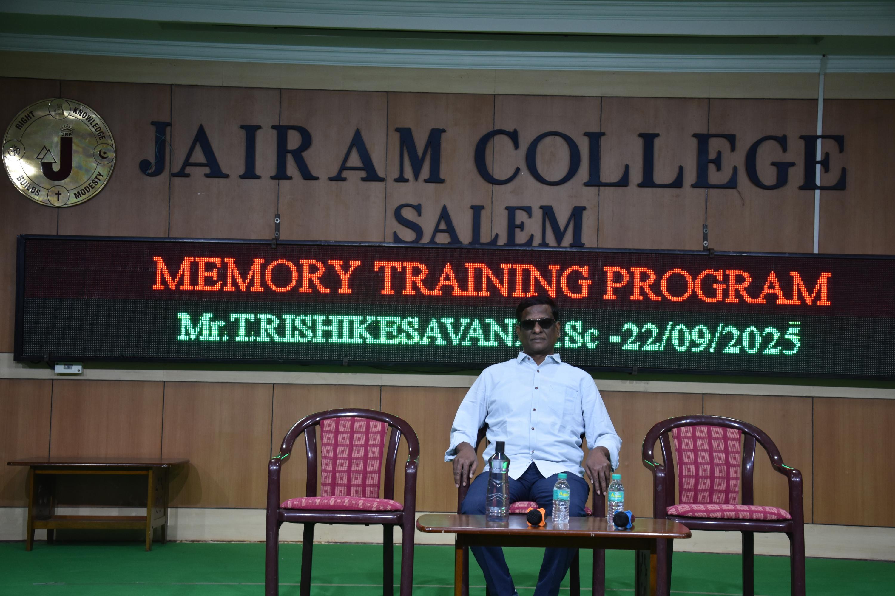 MEMORY TRAINING PROGRAM